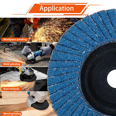 3-10PCS 75mm Grinding Wheels Flap Discs Sanding Disc Grinding Wheels Blades For Angle Grinder Wood Abrasive Tool