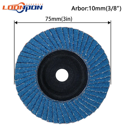 3-10PCS 75mm Grinding Wheels Flap Discs Sanding Disc Grinding Wheels Blades For Angle Grinder Wood Abrasive Tool