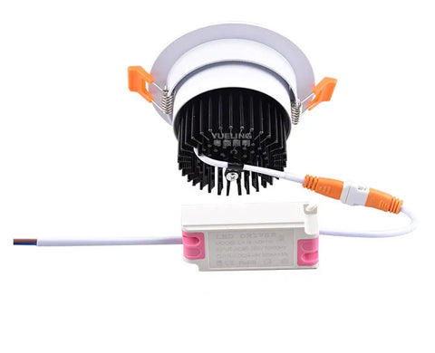 Super Brightness AC85-230V LED COB Dimmable Downlights  3W 5W 7W 9W 12W 15W LED Ceiling Lamp Spot Light