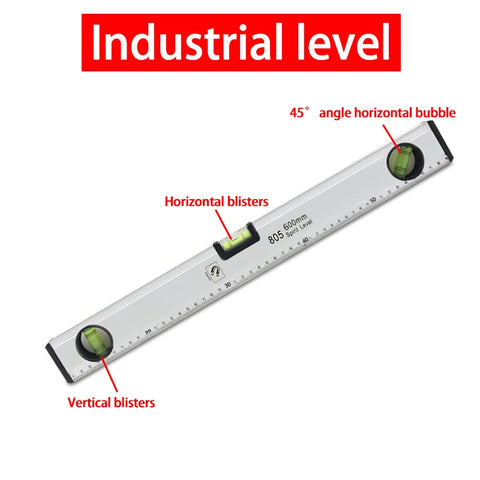 High Precision Spirit Level Magnetic High Bearing Ruler Lever Bubbles Rustproof Horizontal Ruler Spirit Level  balance ruler