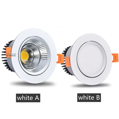 Super Brightness AC85-230V LED COB Dimmable Downlights  3W 5W 7W 9W 12W 15W LED Ceiling Lamp Spot Light