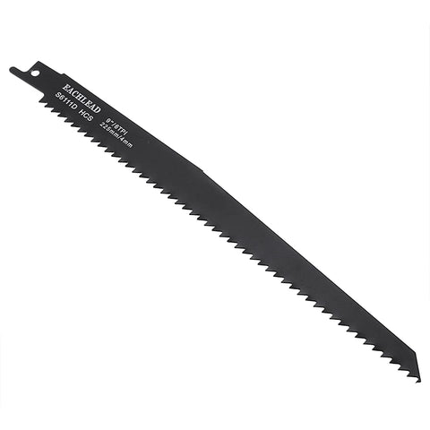 10-Pack 9" Reciprocating Saw Blades for Wood & Metal Cutting - Heavy Duty Power Tool Accessories