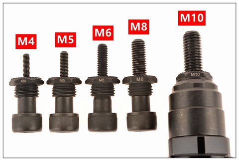M4-M5-M6-M8-M10 Electrical Rivet Nut Gun Steel and Alu Battery Riveter Adapter Insert Nut Cordless Drill Adaptor Riveting Tools