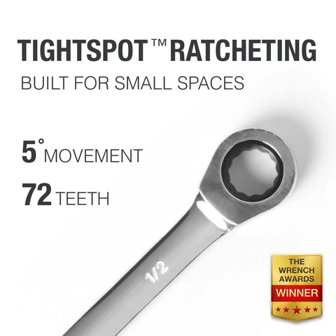 Ratchets Wrench Hand Tools for Car Repair 72 Fine Tooth with Tight Spaces A Set of Ratchet Wrenches Spanners Key Sets