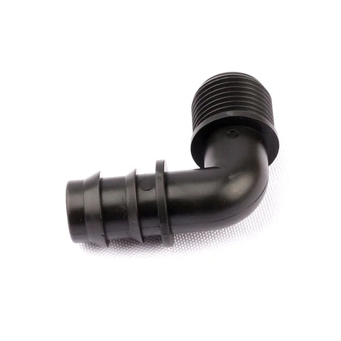 30pcs 1/2" To 20 PE  Male Thread Elbow Barbed Connector PE Garden Hose Parts Horticulture Watering Irrigation System Fittings