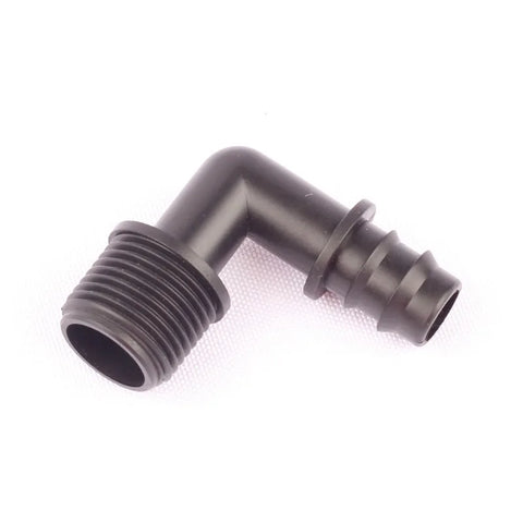 80pcs 1/2" Male Tread To 16PE 90 Degree Elbow Drip Irrigation System Water Pipe Connector Horticulture Watering System Part