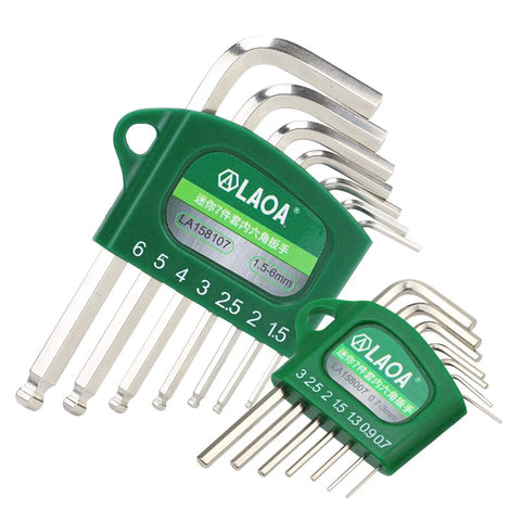 Mini Hexagon Wrench  S2 Socket Head Wrench with Magnetic Ball Head Spanner Tools Allen Key Wrenche Kit