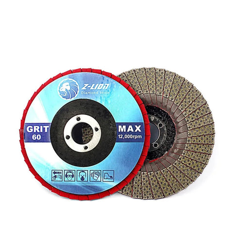 4" Diamond Polishing Grinding Wheel Flap Disc 100mm 1 Piece Angle Grinder Sanding Disc Stone Metal Plastic Abrasive Tool