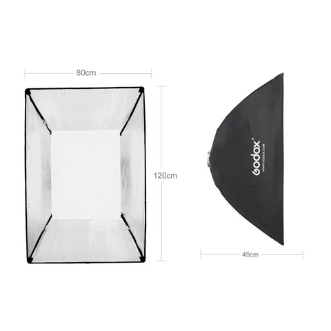 Godox FW60x90cm FW70x100cm FW80x120cm Honeycomb Grid Softbox soft box with Mount for Studio Strobe Flash Light