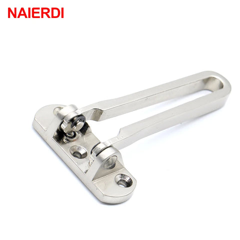 NAIERDI Zinc Alloy Hasp Latch Lock Door Chain Anti-theft Clasp Window Cabinet Locks Tools For Home Hotel Security Hardware