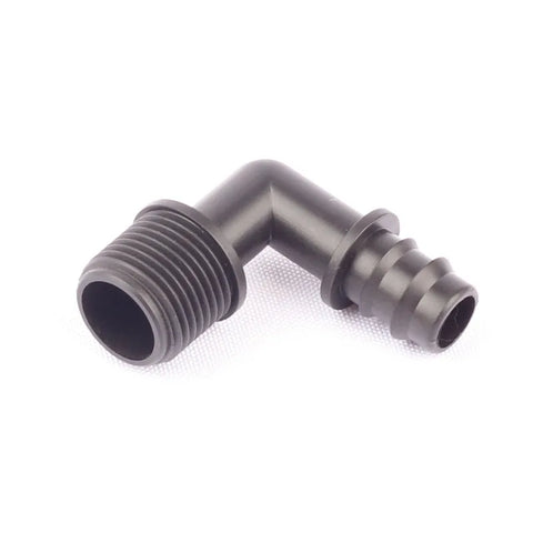 80pcs 1/2" Male Tread To 16PE 90 Degree Elbow Drip Irrigation System Water Pipe Connector Horticulture Watering System Part