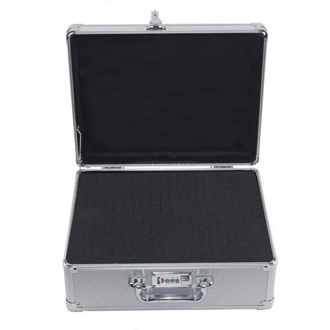 Aluminum Tool case suitcase File box Impact resistant safety case toolbox equipment instrument case with pre-cut foam