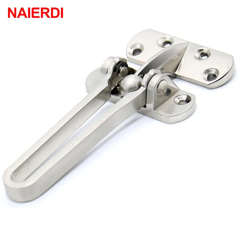 NAIERDI Zinc Alloy Hasp Latch Lock Door Chain Anti-theft Clasp Window Cabinet Locks Tools For Home Hotel Security Hardware