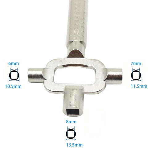 Sliver Locks mith Tool Multi Purpose Cylinder Gauge Cam Turner Spindle Turner