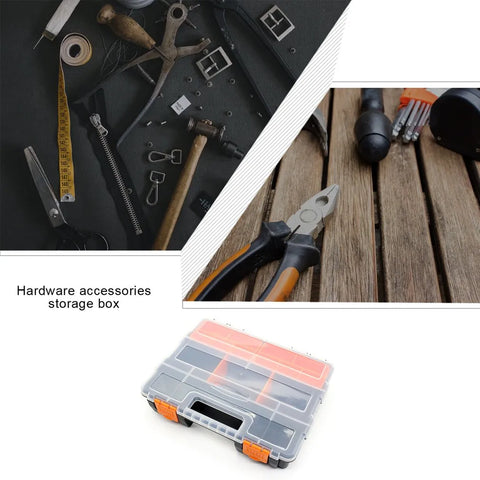 Large Toolbox Household Maintenance Electrician Tool Box Multifunctional ABS Hardware Car Repair Anti-fall Box