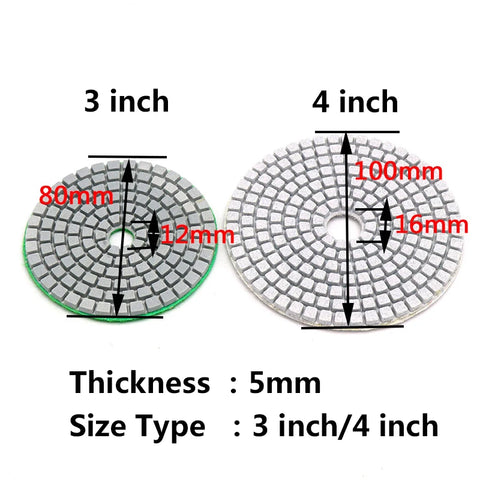 Marble polishing pad, 50-3000 mesh