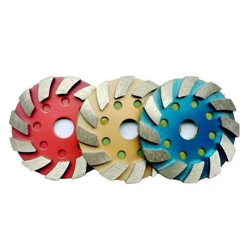 3PCS  4Inch Metal Diamond Polishing Pad 100mm Wet or Dry Concrete Floor Polishing Pad Marble Granite Grinding Disc 4JKP