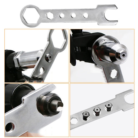 Professional Electric Rivet Nut Gun Machine Core Pull Accessories Cordless Riveting Gun Drill Adapter Riveter Insert Nut Tools