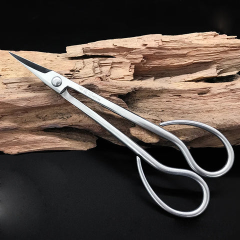 7.3inch Beginner Bonsai Tool Long Handle Scissors Gardening Plant Branch Shears Stainless