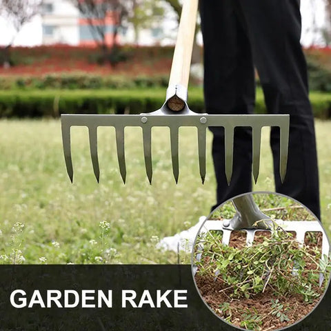 Steel weeding hoe rake farm tools weeding ripper artifact