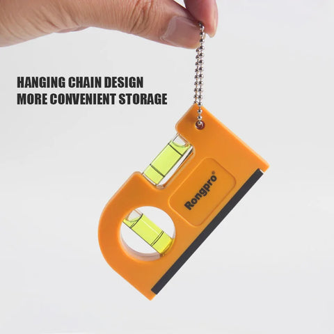 Pocket Spirit Level Bubble 2 Bubble Spirit Leveler With Magnet Base Horizontal Ruler Portable Magnetic ABS Shell