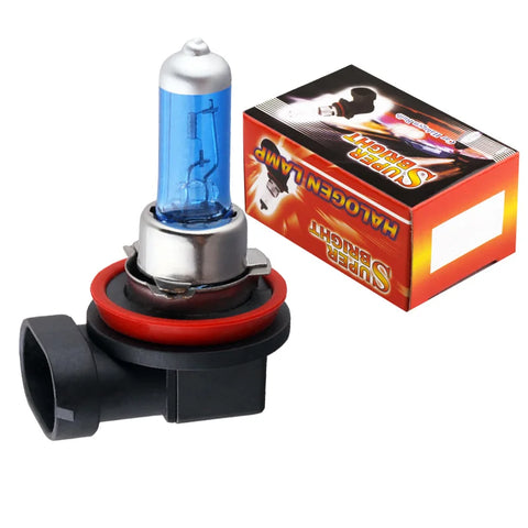 2Pcs H8 H9 H11 55W 12V Super White Halogen Bulbs Fog Lights High Power Car Headlights Lamp Car Light Source parking 6000K auto