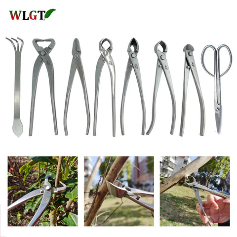 Bonsai Pruning Tool Set Shear Garden Extensive Cutter Stainless Steel Scissors Kit for Home Garden