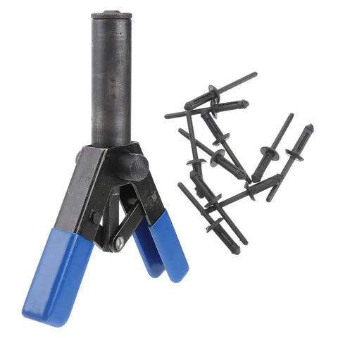 Rivet Set 1pc Core-Pulling Riveter Machine Puller Hand Tool And 40pcs Ergonomic Design Poly Rivet Riveter Machine Poly Rivet