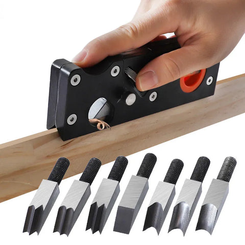 Chamfer Plane Hand Planer Woodworking Wooden Edge Corner Trimming Chamfering Manual Joiner Carpentry Tools