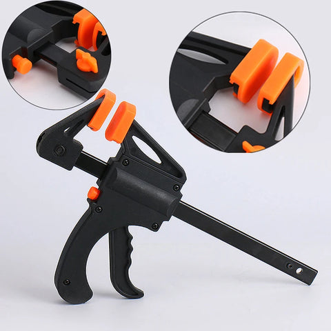 Woodworking Work Bar F Clamp Clip Kit Quick Ratchet Release Speed Squeeze WoodWorking DIY Carpentry Gadget Hand Tools