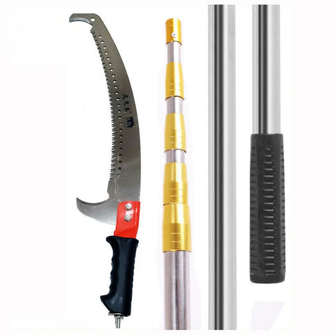 Telescopic Pole Garden Hand Steel Multifunctional Tools Fruit Reciprocating Stainless High Tree Saw Branch Altitude