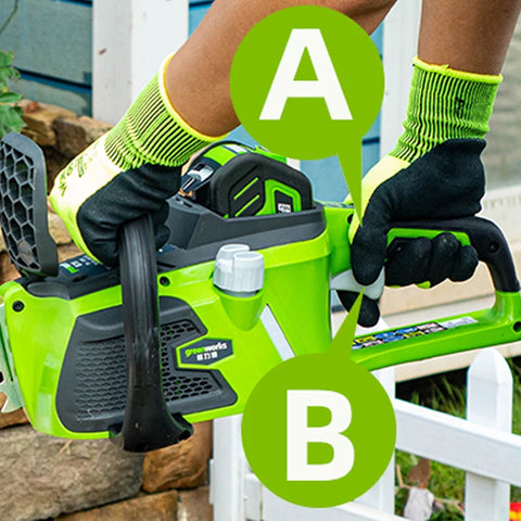 GD40CS 40v 1500W 12m/s  Chain Speed  Cordless Chain Saw Brushless Motor  Chainsaw