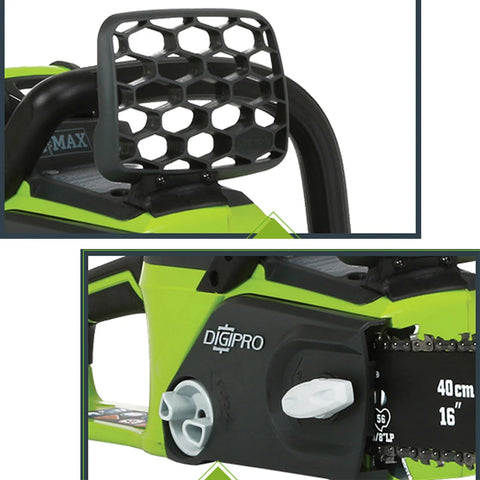 GD40CS 40v 1500W 12m/s  Chain Speed  Cordless Chain Saw Brushless Motor  Chainsaw