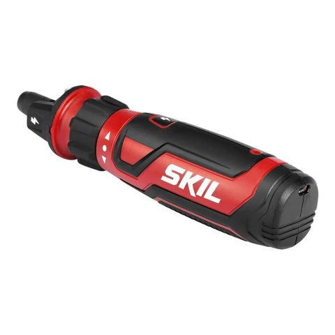 Rechargeable 4V cordless screwdriver, using circuit sensor technology, including 9 drill bits and 1 bracket, USB charging cable