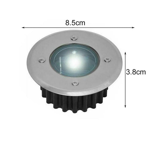 LED Solar Underground Light Waterproof Outdoor Garden Path Spot Recessed Inground Lighting IP44 Solar Light