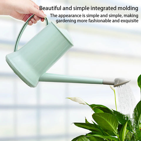 2L Watering Can with Handle Flower Pot Long Mouth Vegetable Growing Plant Pouring Tool Horticulture Irrigation Pink