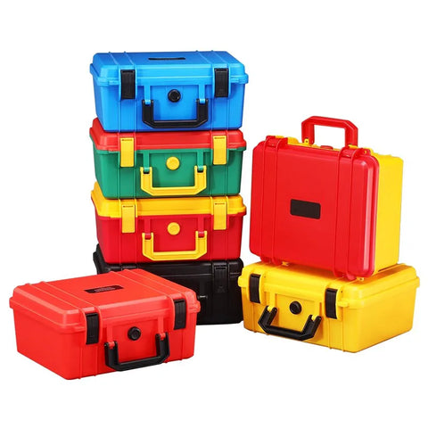 280x240x130mm Safety Instrument Tool Box ABS Plastic Storage Toolbox Equipment Tool Case Outdoor Suitcase With Foam Inside