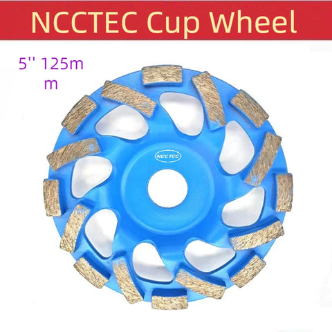 5'' 6'' 7'' Cyclone Diamond Sintered Grinding Cup Wheels 125 150 180mm Strange Shape Concrete Granite Grind Disc Thicken Segment