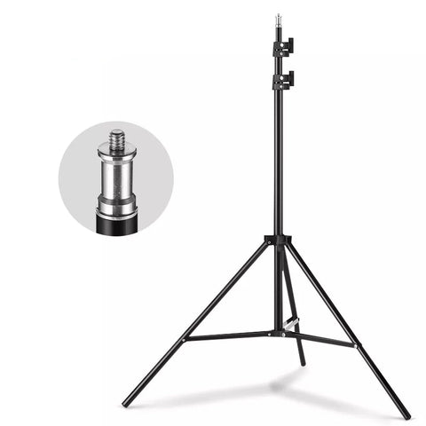 2M 1/4 Screw Light Stand Tripod For Photo Studio Softbox Video Flash Umbrellas Reflector Lighting Bakcground Stand