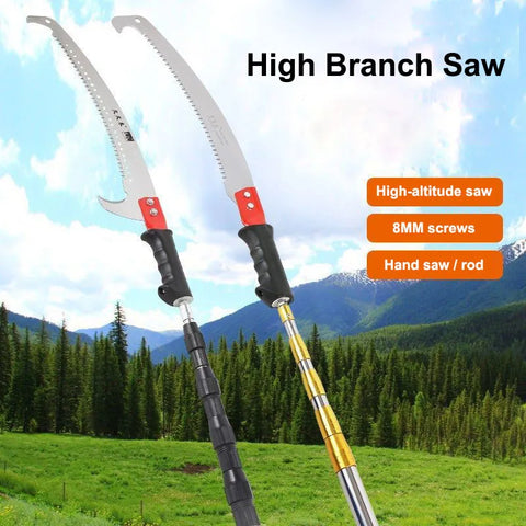 Telescopic Pole Garden Hand Steel Multifunctional Tools Fruit Reciprocating Stainless High Tree Saw Branch Altitude