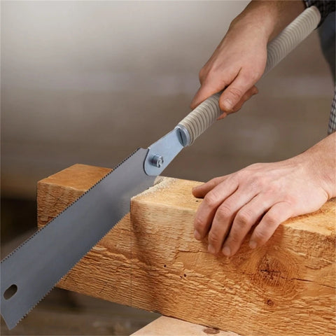 Japanese Pull Saw SK5 Double/Single Edges Hand Saw for Woodworking Efficient Hand Tool Carbon Steel Flexible Cut Teeth