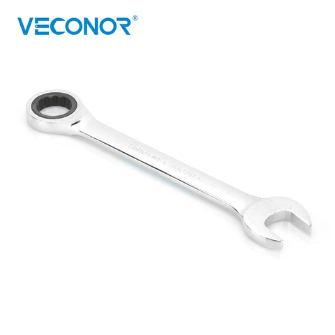 7mm Ratchet Wrench Spanner Fixed Head Mirror Polish 72T Ratcheting High Torque Multitool