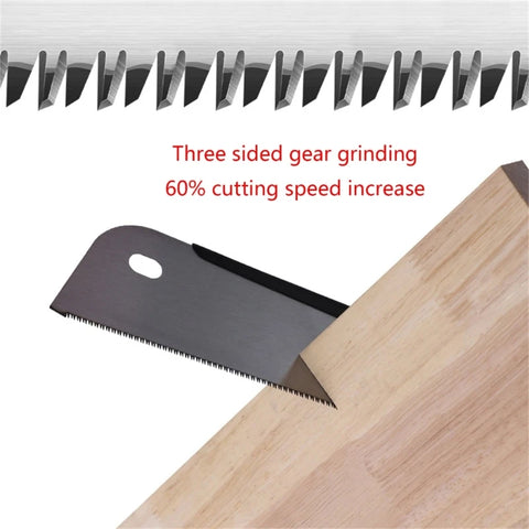 Japanese Pull Saw SK5 Double/Single Edges Hand Saw for Woodworking Efficient Hand Tool Carbon Steel Flexible Cut Teeth