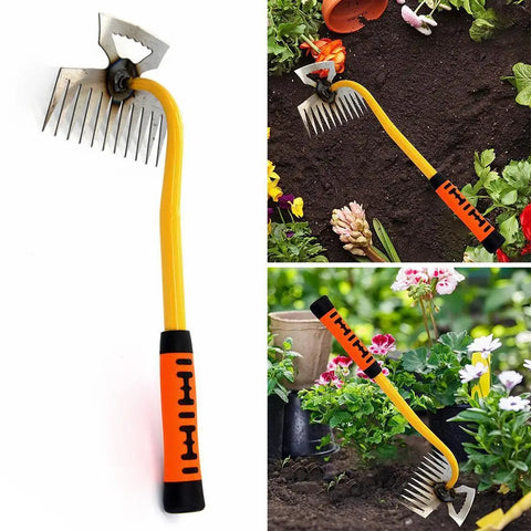 Weeding Puller Tool Manual Vertical Weeding Digging Grass Shovel Lawn Root Remover Garden Hoe Garden Supplie For Weeding Digging