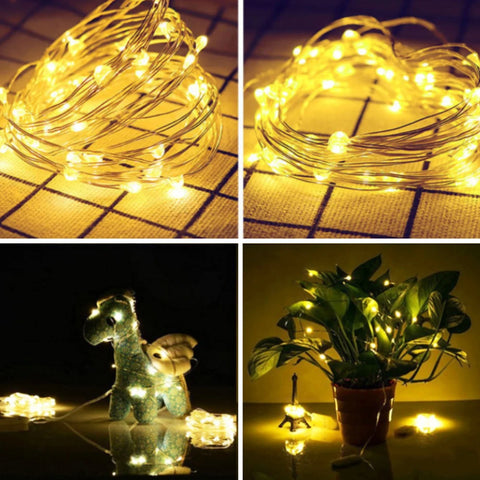 LED Copper Wire String Lights，1-3m