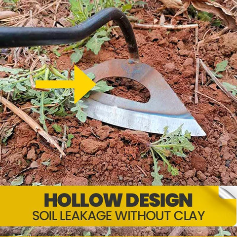 All-Steel Hardened Hollow Hoe