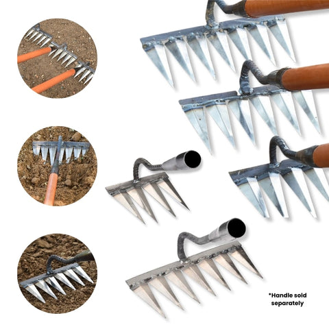 The Heavy-Duty Iron Weeding Rake