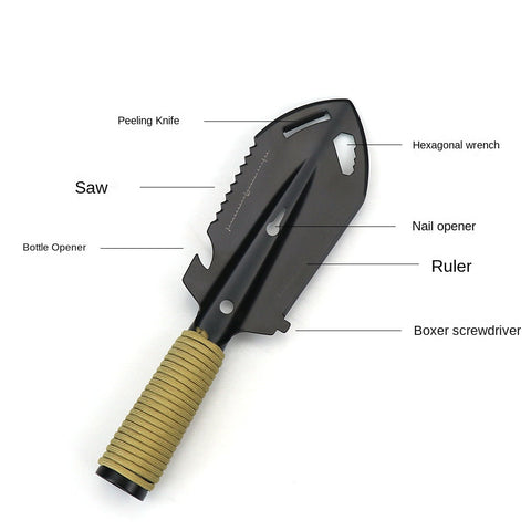 All-In-One Tactical Durable Stainless Steel Garden Shovel