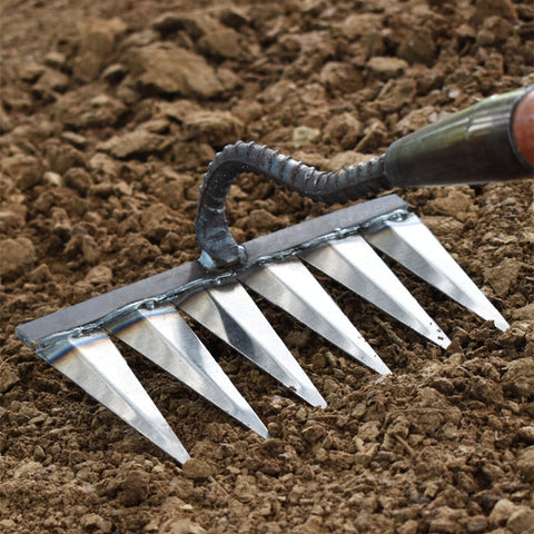 The Heavy-Duty Iron Weeding Rake